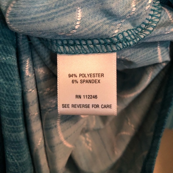 Variegated Turquoise Top by Sami & Jo XL - Picture 6 of 8